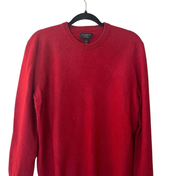 Clubroom 100% Cashmere Luxury Sweater Sz L - Picture 2 of 7